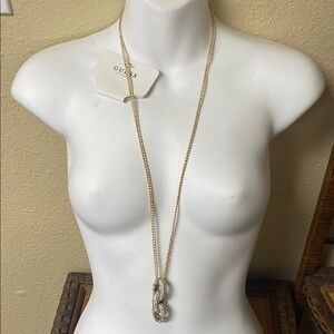 Guess/Marciano Gold Necklace with Pendant